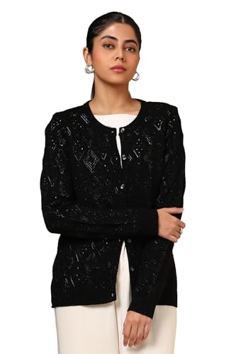 Soch Women Acrylic Crochet Cardigan