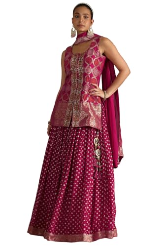 Soch Women Brocade Ethnic Wear