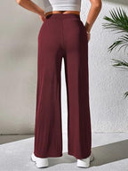 GRECIILOOKS Womens Baggy Fit Trouser