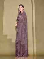 Womanista WomenS Women Ready To Wear Saree Ll Women Lycra Saree Ll Women Pre Draped Saree Ll Women One Minute Saree Ll Un-Stitc