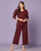 Greciilooks Spandex Ethnic Wear Co Ord Set For Women