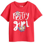 Bon Organik Girls Regular Fit T-Shirt (BON16107_Multi