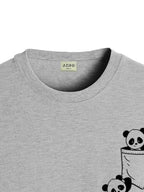 ADRO Tshirt for Men | Printed T Shirt for Men | 100% Cotton T-Shirt |Printed T Shirt | T-Shirts | RN24-POC-GR-L Grey