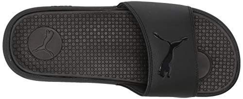 PUMA Women's Cool Cat Slide Sandal, Black, 6
