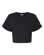 Ladies cropped Heritage T-Shirt - BLAcK - XS(D0102H7D9NP)