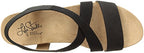 LifeStride Women's Mexico Sandal, black, 8 M US