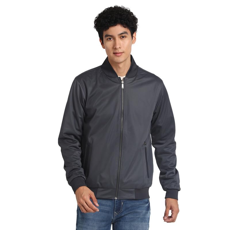 Turtle Men Cotton Stretch Solid Regular Fit Full Sleeve Casual Reversible Windcheater