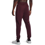 Under Armour Men's Sportstyle Tricot Joggers, (601) Dark Maroon / / White, 3X-Large