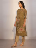 Libas WomenS Silk Blend Kurta Set (400372