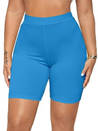 KYDA Womens Anti Bacterial Cycling Shorts, Under Skirt Biker Shorts, High Waist Stretchable Yoga Shorts & Gym Workout Skin Fit