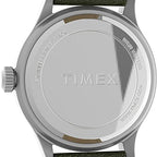 Timex Men's Expedition Scout 40mm Quartz Leather Strap, Green, 20 Casual Watch (Model: TW4B229009J)