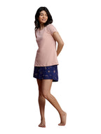 Nykd WomenS Ultra Soft All Occasions Everyday Cotton T- Shirt/Tee Essential | Relaxed Fit | Cotton | Crew Neck - T-Shirts & Tan