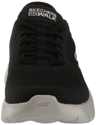 Skechers Men's Free Slip-Ins Go Walk Flex-Hands Up Sneaker, Black/Grey, 9.5