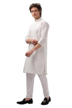 Be Active MenS Cotton Blend Regular Kurta (My0013-Kr 1_White