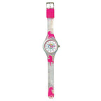 Preschool Collection Unicorn Kids Analog Watch - Time Teacher - Easy-to-Read Dial! Hypoallergenic Silicone First Watch for Girls