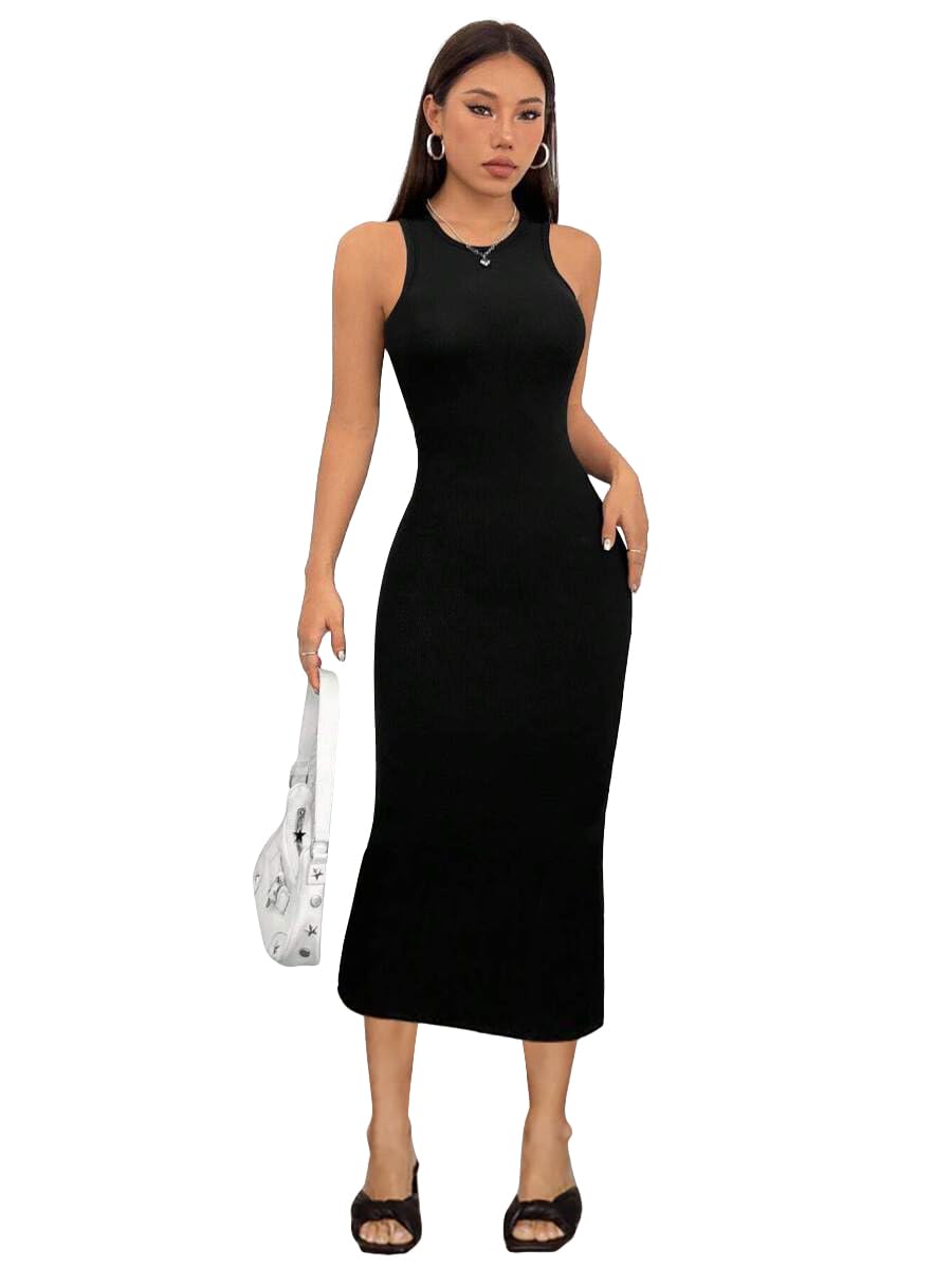 Toochki Dress For Women | Dresses For Women Dress | Bodycon Dress | Black Bodycon Dress | Midi Length Dresses | Lycra Bodycon Dr