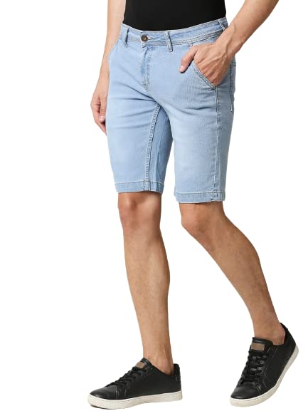 High Star Clothing MenS Regular Shorts (Mbdtf1022_Blue
