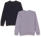 T2F Boys Cotton Printed Round Neck Sweatshirt (Pack of 2)