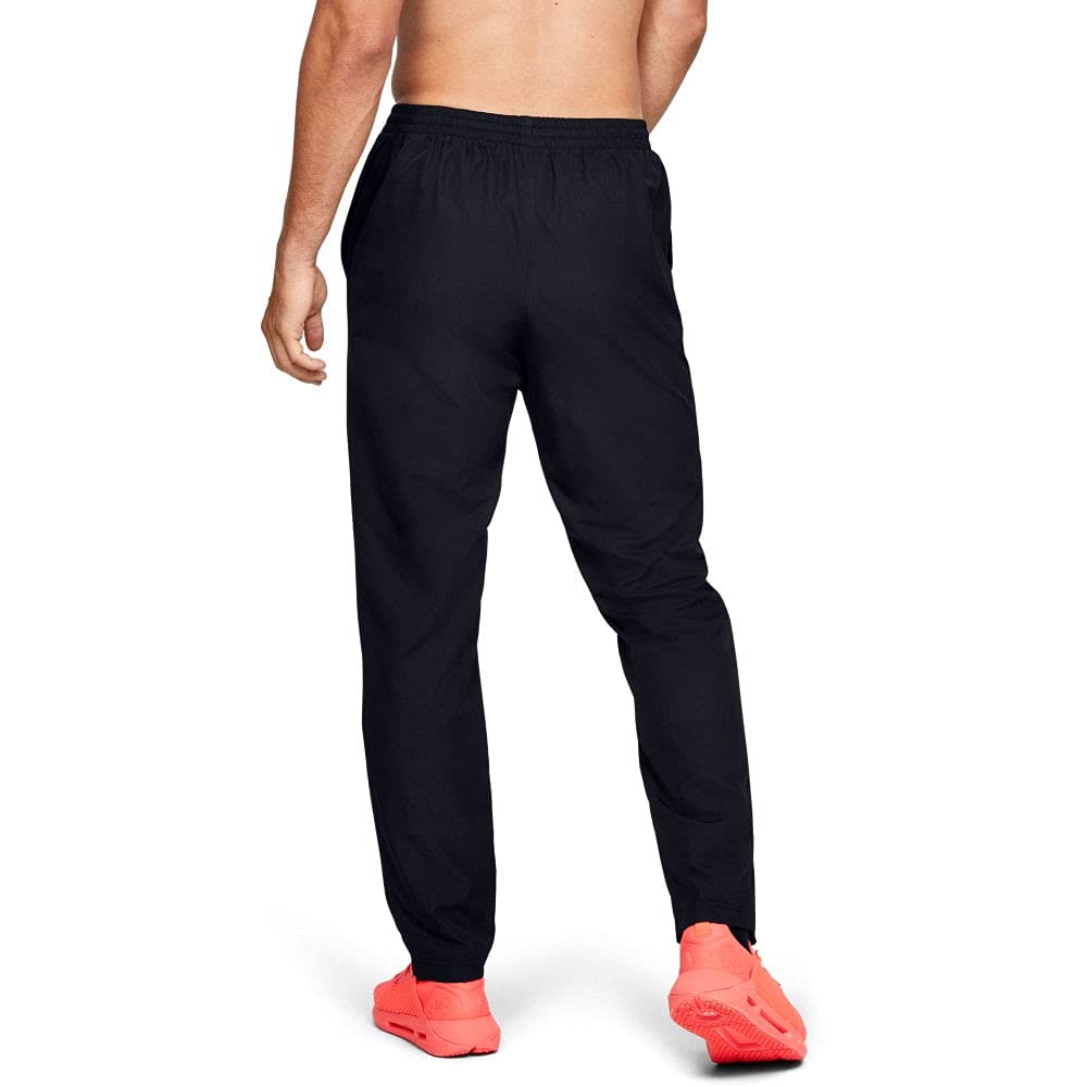 Under Armour Men's Woven Vital Workout Pants , Black (001)/Onyx White, Large
