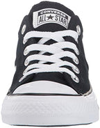 Converse Women's Chuck Taylor All Star Madison Low Top Sneaker, Black/White/Black, 9.5 M US