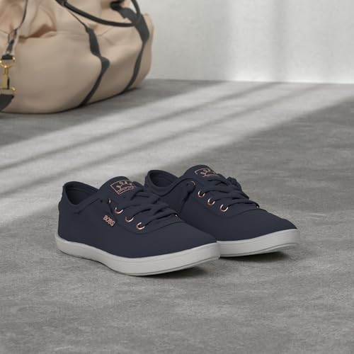 Skechers Women's Bobs B Cute Sneaker, Navy, 7 Wide