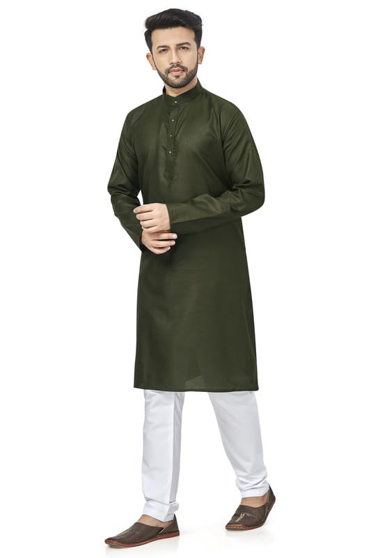 Be Active MenS Traditional Solid Full Sleeves Kurta || Cotton Kurta For Men || Men Kurta For Wedding || Kurta For Men (N-Rfsk00