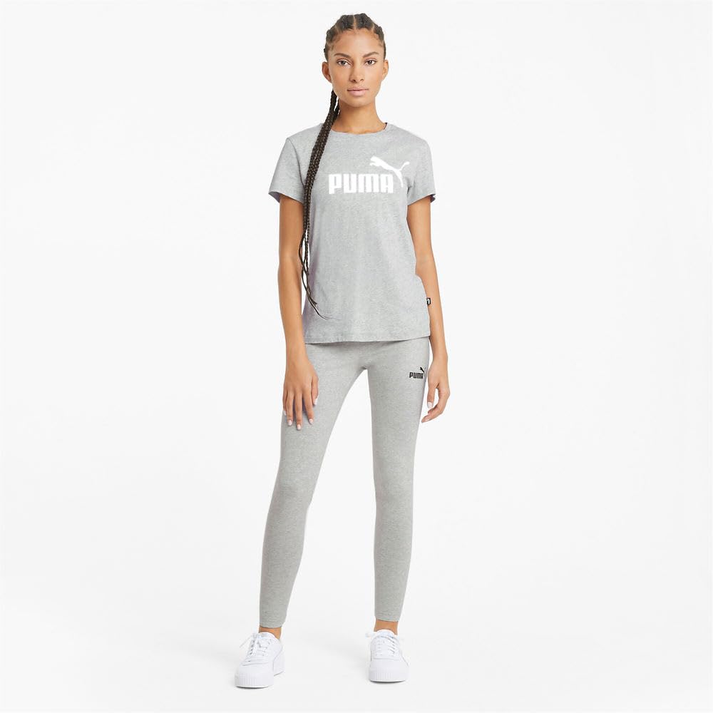 PUMA Women's Essentials Tee, Light Gray Heather-Ah23, 3X