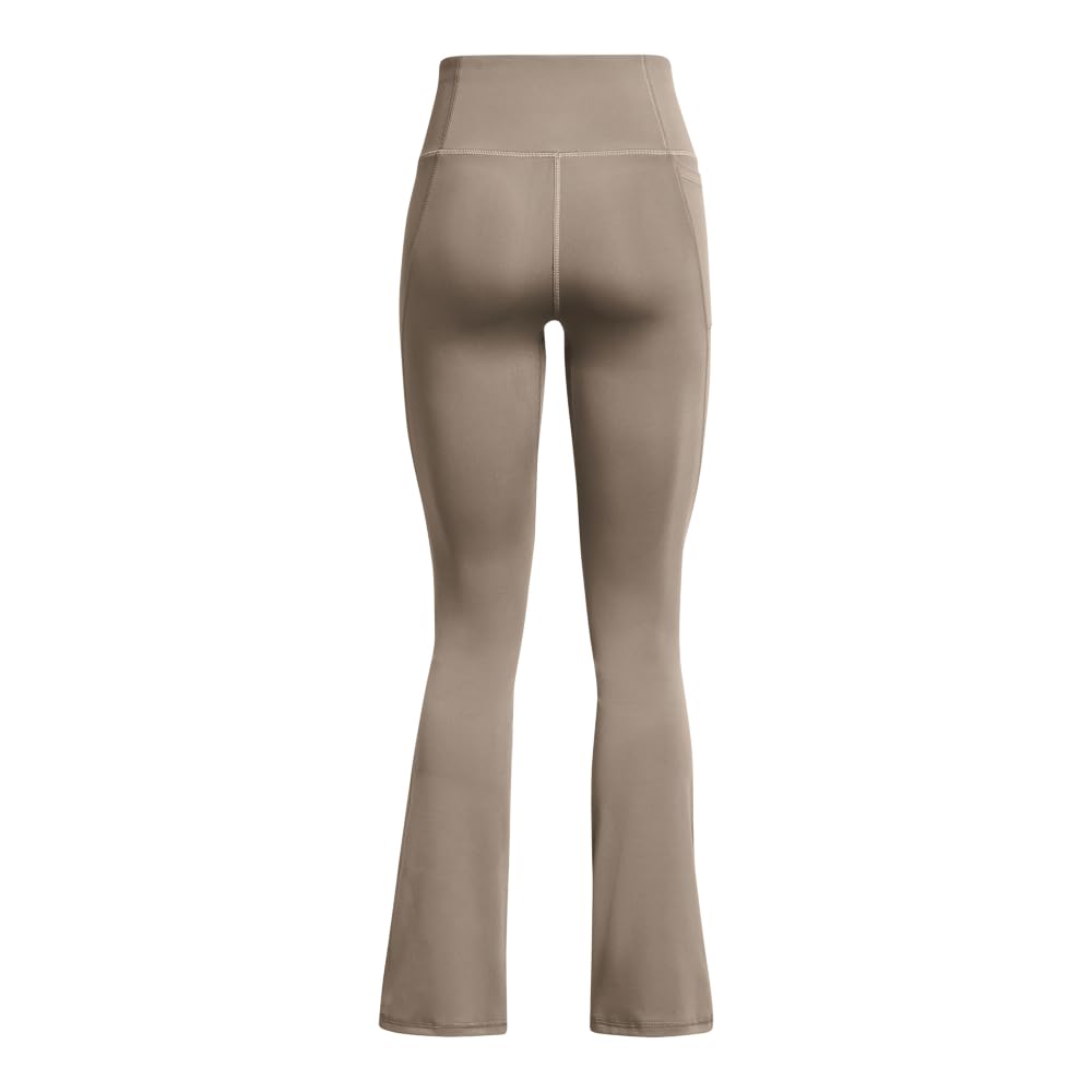 Under Armour Womens Motion Flare Pants, (200) Taupe Dusk / / Black, X-Small