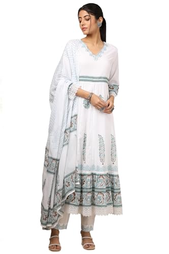 Soch Women Cotton Ethnic Chudidar Set with Cutdana