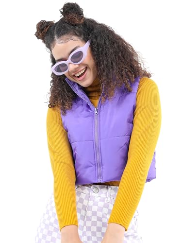 Ketch Womens Sleeveless Regular Fit Jacket Khjk000060 Purple S