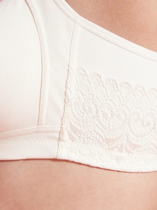 Nykd (Nyb101) Cotton Non Padded & Non Wired Everyday Bra For Women | M-Frame Structure For Bounce Control With Full Coverage & S
