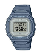 Casio Illuminator Alarm Chronograph Digital Sport Watch (Model W218HC-2AV) (Blue)