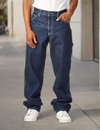 Dickies mens Relaxed Fit Carpenter jeans, Indigo Blue, 38W x 34L US