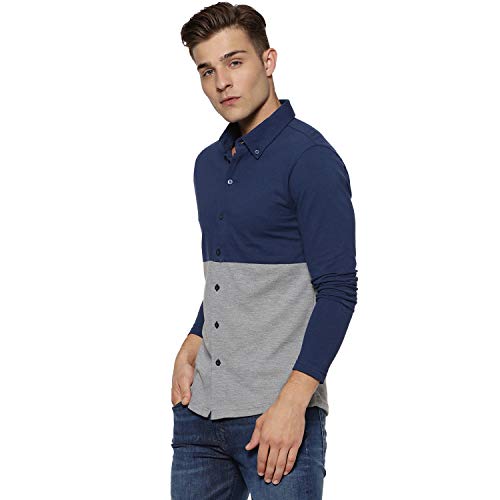 Campus Sutra MenS Solid Regular Fit Casual Shirt