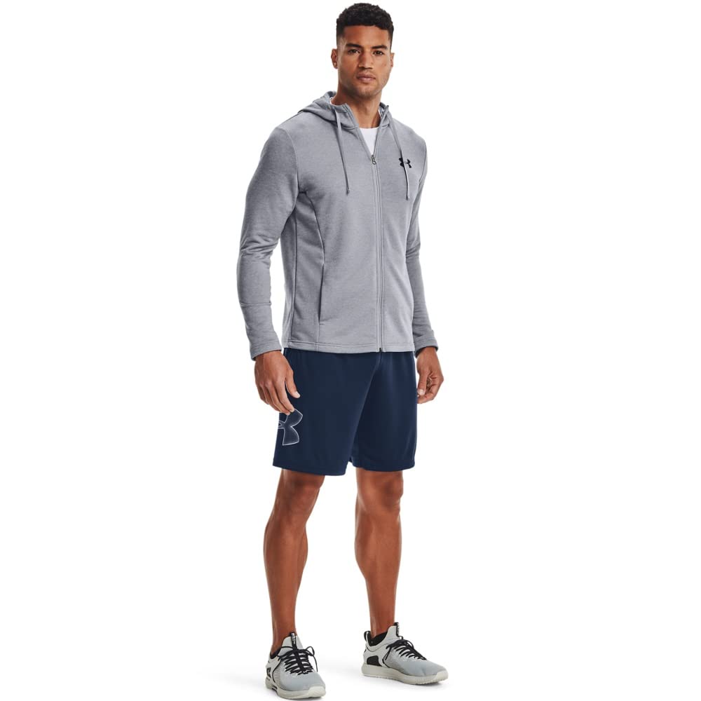 Under Armour Men's Tech Graphic Shorts , Academy Blue (409)/Steel, X-Small