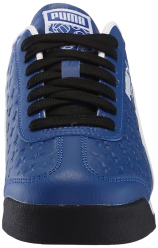PUMA Roma Sneaker, Cobalt Glaze White Black, 5.5 US Unisex Big Kid