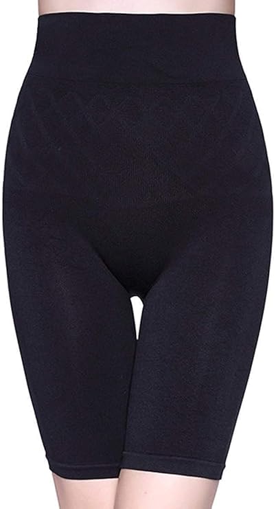 ALYNE Womens Tummy Tucker High Waist Shapewear Thigh Slimmer for Women (FreeSize) (Waist Size Fits : 32 to 38 Inch) (Black)