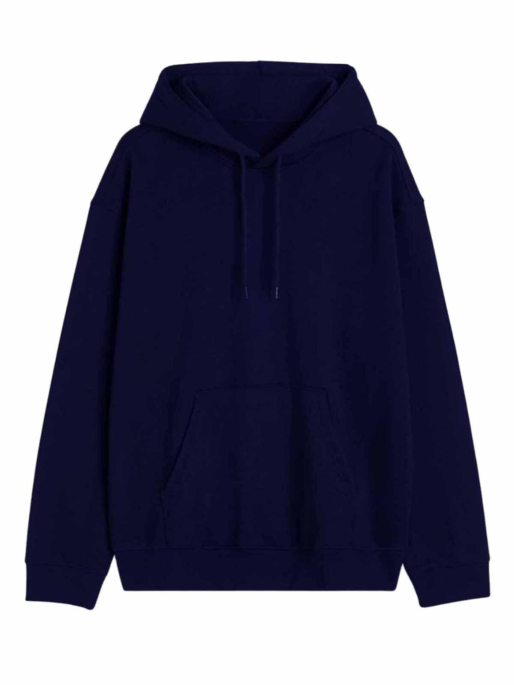 JUNEBERRY Womens Fleece Hooded Sweatshirt (Jb_W02_Navy_XXL_Navy_2XL)