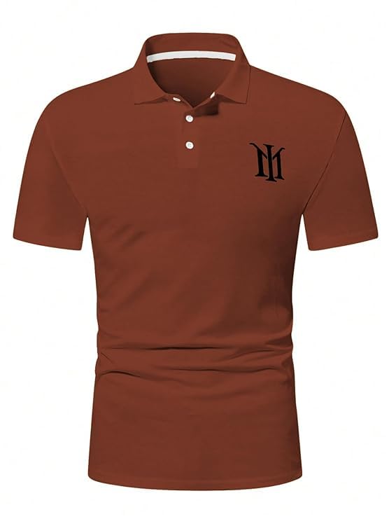 Leriya Fashion Regular Fit T-Shirt For Men (Lf-Mt-1228-01_Orange