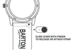 BARTON WATCH BANDS 20mm Crimson Red Soft Silicone Quick Release Straps