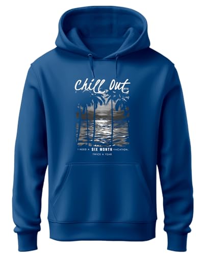 ADRO Printed Hoodie for Men, 320 GSM Soft Regular Fit Cotton Hoodie, Long Lasting Print, Warm Hoodie for Winter | Mens Hoodies |