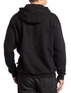 Caterpillar Men's Trademark Hoodies with Embroidered CAT Front Logo, S3 Cord Management System and Pouch Pocket, Black, Large