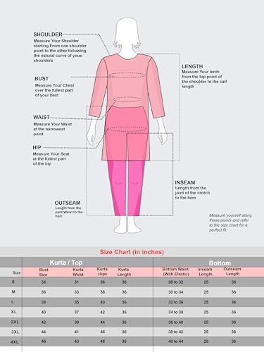 Womanista Women'S Silk Blend Curved Kurta With Pant & Dupatta