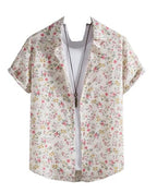 DHRUVI TRENDZ Regular Fit Fancy Shirts for Men (DT-MS-6046_Off White