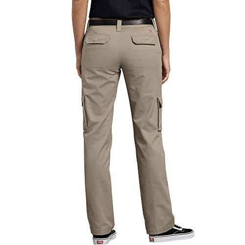 Dickies Women's Relaxed Fit Cargo Pants, desert sand, 6