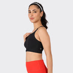 Blissclub Zip-Up Sports Bra | Front Zip Closure | Attached Hook For Extra Support | Adjustable Straps | Removable Cups