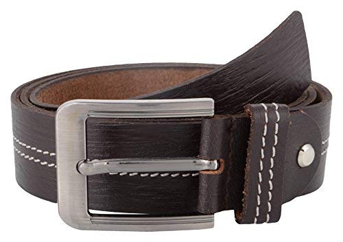 Excutive MenS Leather Belt .100% Pure Genuine Leather Guaranteed. Designer Belt For Men.(MbGrcrbrslk336, Brown, 36) 36