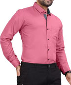 Tee Projekt Casual Cotton Long Sleeve Shirt for Men Formal Wear Regular Wear