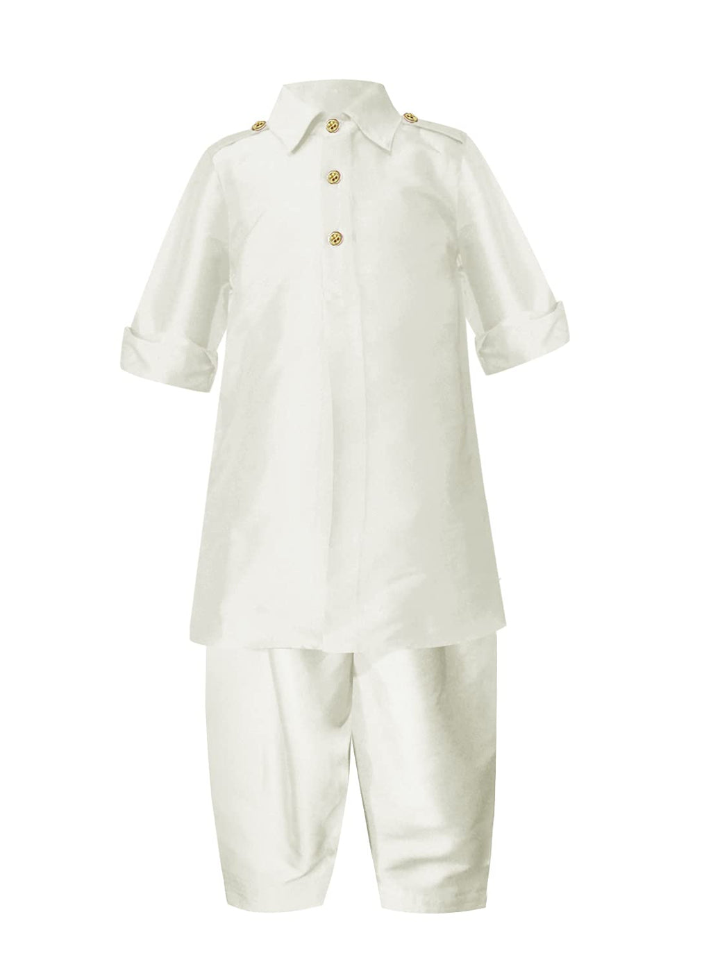 A.T.U.N. (All Things Uber Nice) Boy'S Regular Pathani Suit (Bkls Pts_Ivory 13-14 Years)