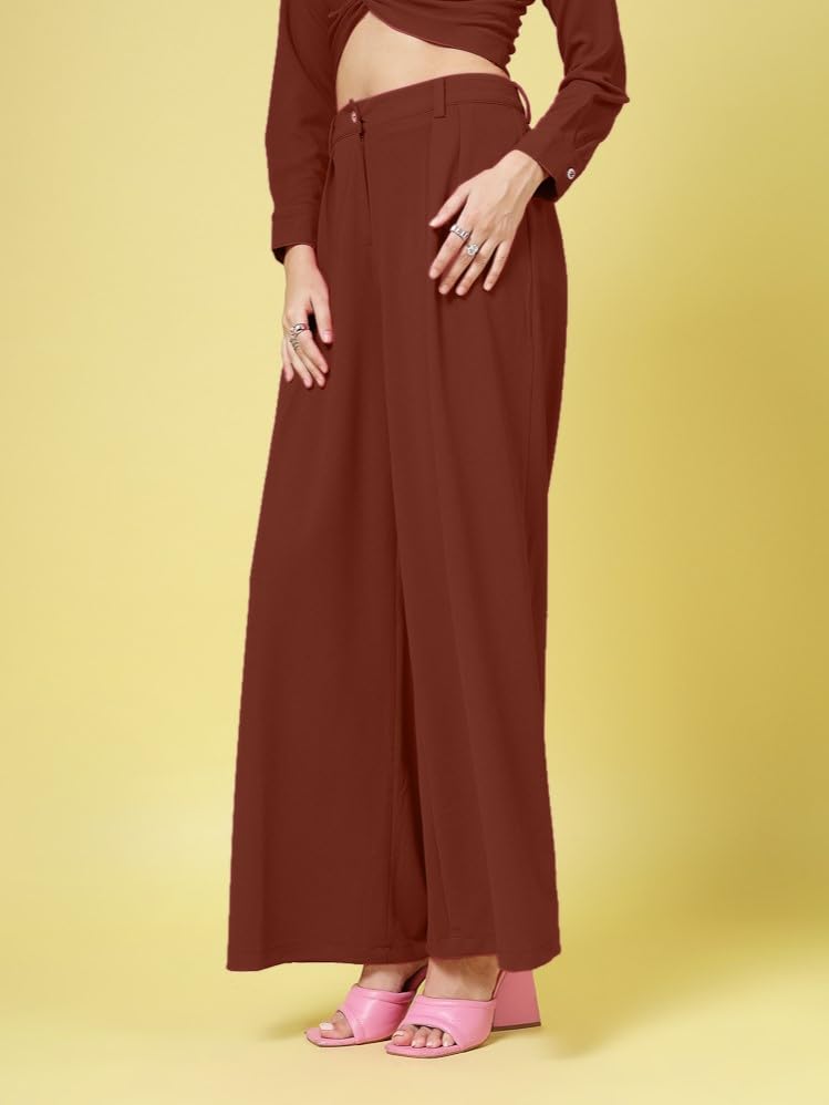 Womens Val Wide Leg Women Trouser | Pants for Womans | Korean Pant for Woman | Formal Pant for Woman | Flared, Baggy, and Loose